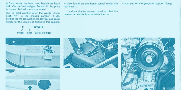 Numerazione telai e motori Karmann Ghia (Typ 14)
